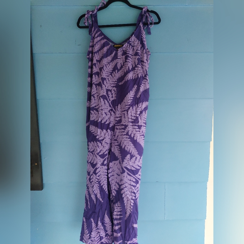 Hapa Girls Purple Palapalai Wide Leg Jumpsuit